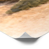 Poster Sea Turtle Beach  (Coin)