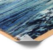 Poster Sea View Avenue Waterfront Vue sur le Surf (Coin)