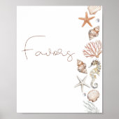 Poster Sea You Soon Baby Shower Favors (Devant)