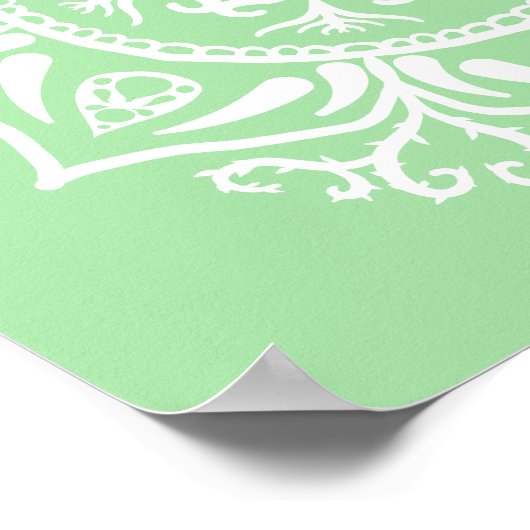 Poster Seafoam Mandala (Coin)