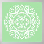 Poster Seafoam Mandala (Devant)