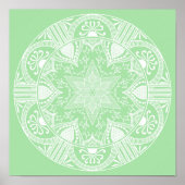 Poster Seafoam Mandala (Devant)