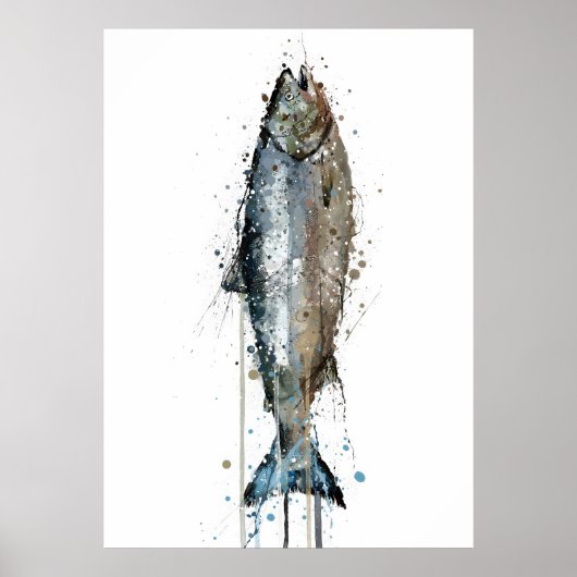 Poster Seafood Salmon (Devant)