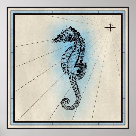 Poster Seahorse (Devant)