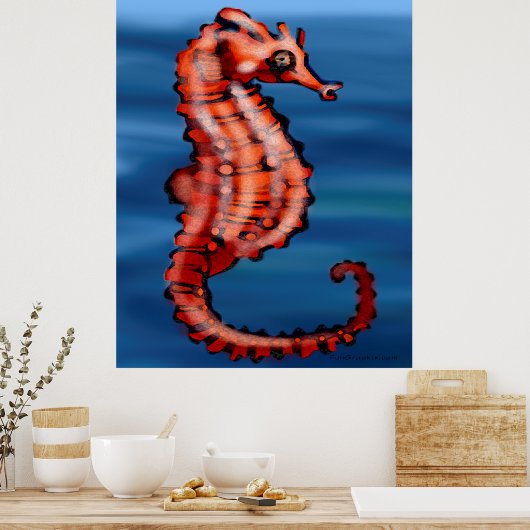 Poster Seahorse (Cuisine)