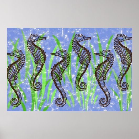 Poster SEAHORSES (Devant)