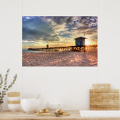 Poster Seal Beach, toile CA (Cuisine)