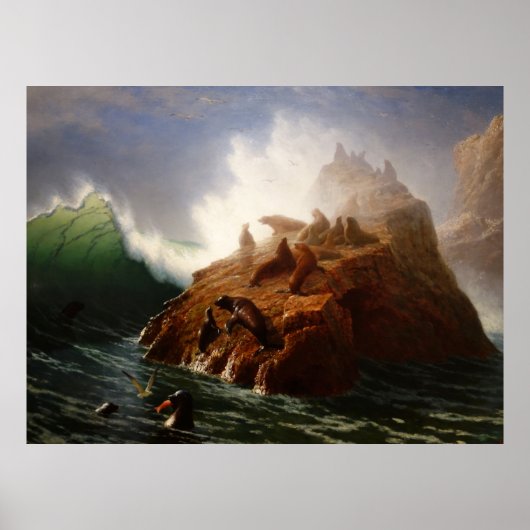 Poster Seal Rock (vers 1872-1887) (Devant)