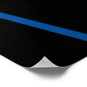 Poster Seamless Abstract Blue and White Lines On Black B (Coin)