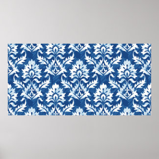 Poster Seamless damask pattern