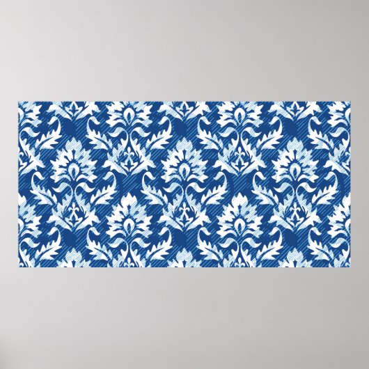 Poster Seamless damask pattern (Devant)