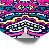 Poster Seamless Festive Boho Mandala (Coin)