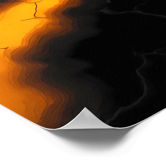 Poster Seamless High-Contrast Molten Tiling Pattern (Coin)