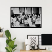 Poster Seamstress African American 1900 (Bureau à domicile)