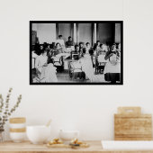 Poster Seamstress African American 1900 (Cuisine)