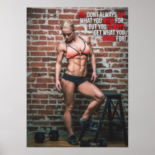 Poster Séance d'entraînement de motivation