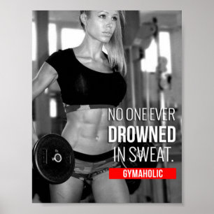 Poster Séance d'entraînement de motivation