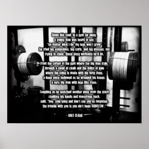 Poster Séance d'entraînement de motivation