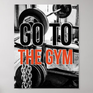 Poster Séance d'entraînement de motivation