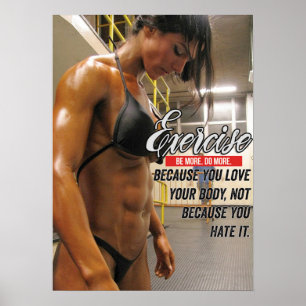 Poster Séance d'entraînement de motivation
