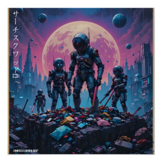 Poster "Search Squad Ω" (Devant)