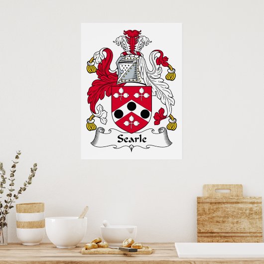 Poster Searle Family Crest (Cuisine)