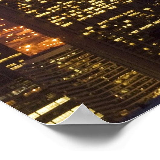 Poster Sears Tower Soirée (Coin)