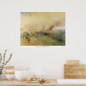 Poster Seascape - Folkestone par Joseph Mallord Turner (Cuisine)