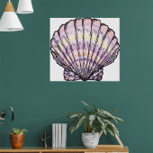 Poster Seashell Illustration