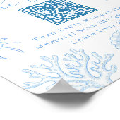 Poster  Seashells Bridal Shower Capture the love (Coin)