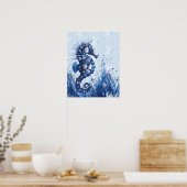Poster Seashells Seahorse (Cuisine)