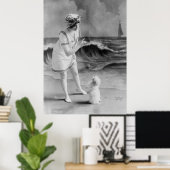 Poster Seaside Pet Tricks, années 1910 (Bureau à domicile)