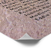 Poster Seaside Starfish Sand Dollar Mariage Carte de sièg (Coin)