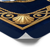 Poster Seaside Stripes Celebration Birthday (Coin)