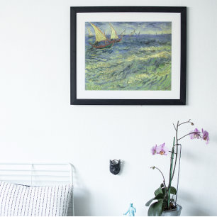 Poster Seasons à Saintes Maries par Vincent van Gogh