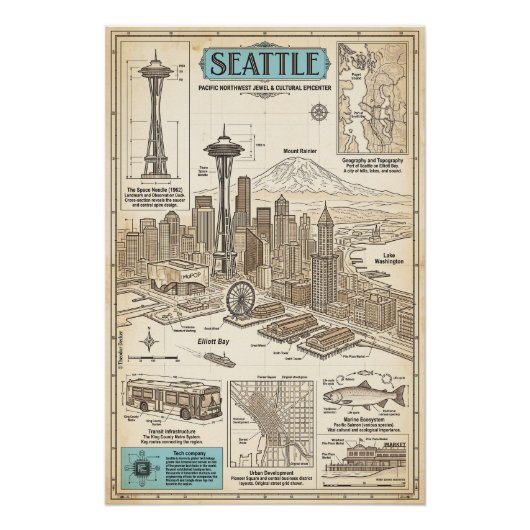 Poster Seattle (Devant)