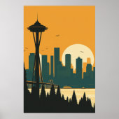 POSTER SEATTLE #1 (Devant)