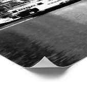 Poster Seattle en B&W (Coin)