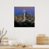 Poster Seattle lacs from Kerry Park à Queen Anne (Cuisine)