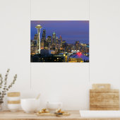 Poster Seattle lacs from Kerry Park à Queen Anne (Cuisine)