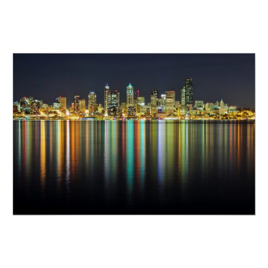 Poster Seattle line (Devant)