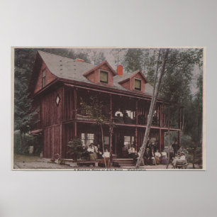 Poster Seattle, maison de WASummer à la plage de point