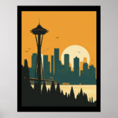 POSTER SEATTLE N° 1 (Devant)