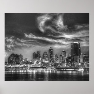 Poster Seattle Skyline