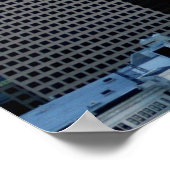 Poster Seattle Skyline avec le Mont Rainier (Coin)