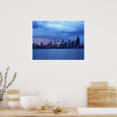 Poster Seattle Sous Les Nuages (Cuisine)
