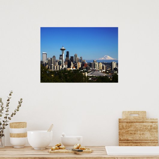 Poster Seattle Washington (Cuisine)