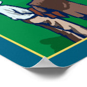 Poster Seattle, Washington - Boeing Field (Coin)