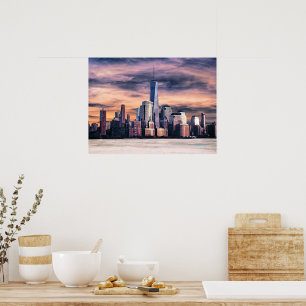 Poster Seattle, Washington Cityscape