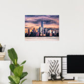 Poster Seattle, Washington Cityscape (Bureau à domicile)